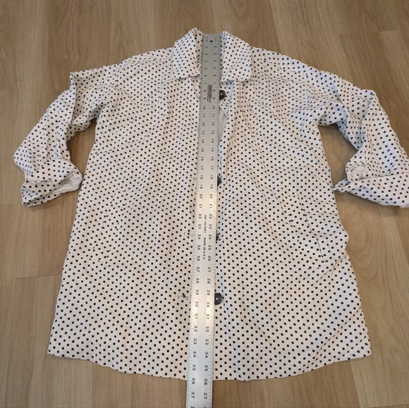 Reformation Polka Dot Irene Linen Jacket And Aubrey Dress Size M - Picture 3 of 10